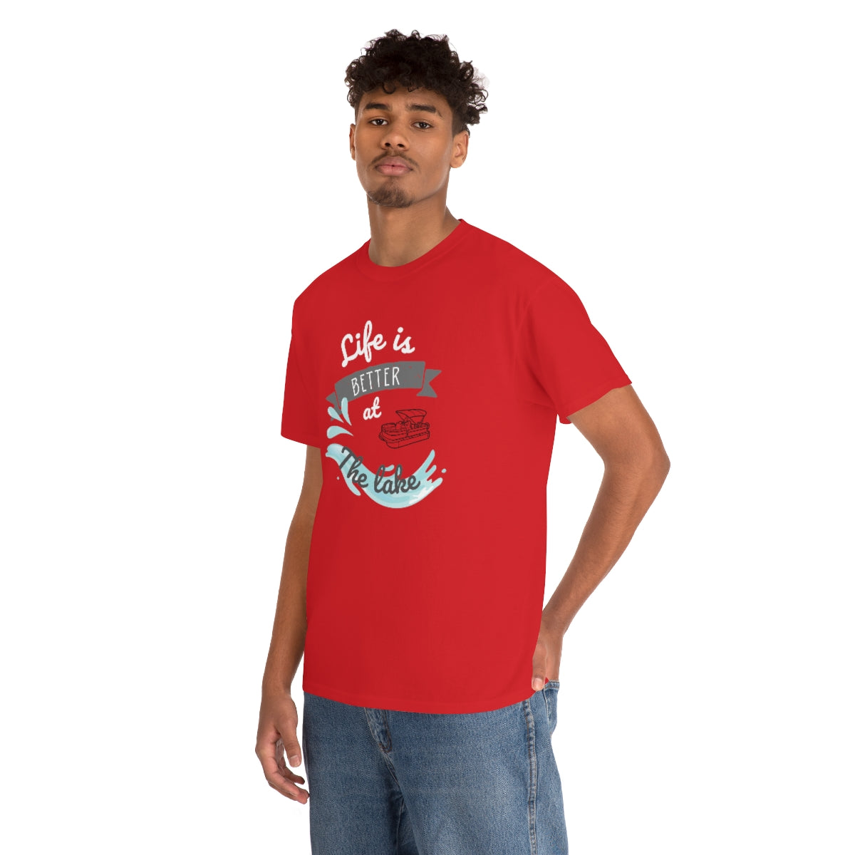 Life is Better at the Lake Unisex Heavy Cotton Tee