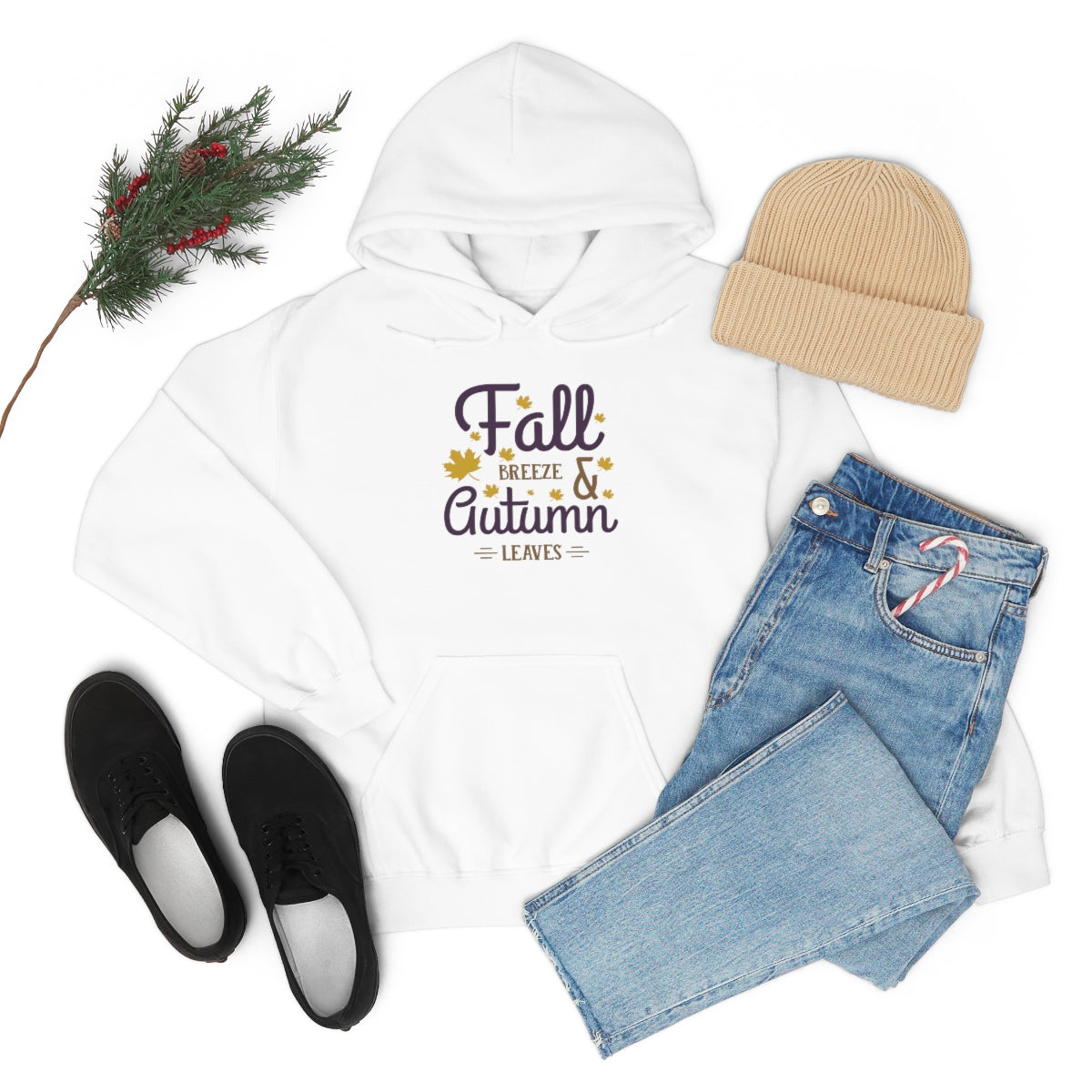 "Fall Breeze" Unisex Heavy Blend™ Hooded Sweatshirt