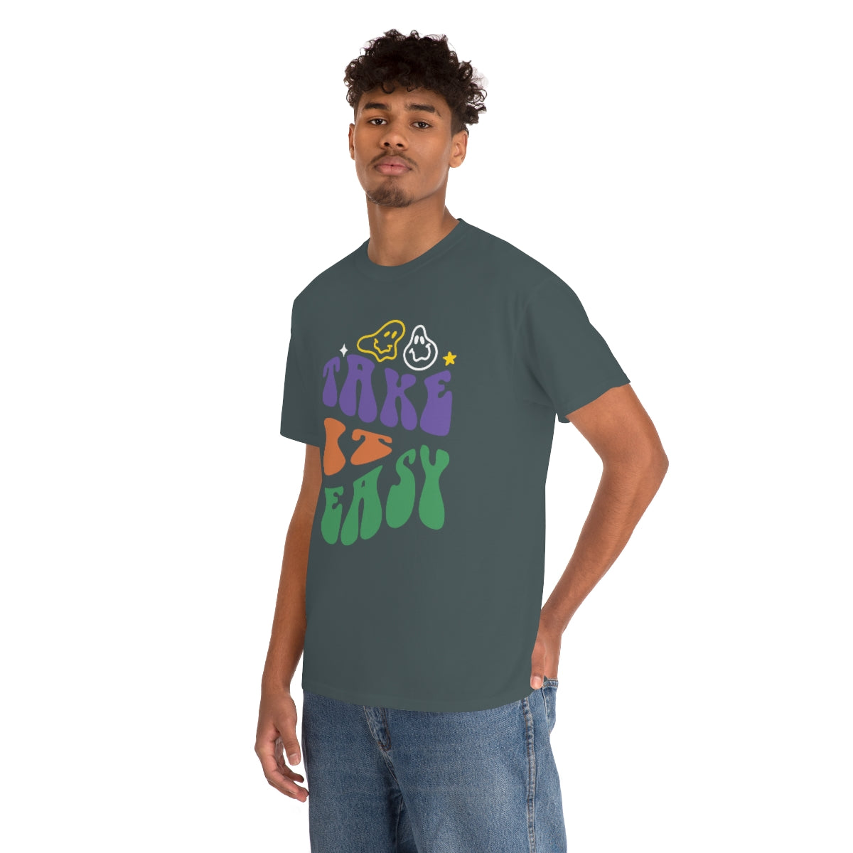 Take it Easy Unisex Heavy Cotton Tee