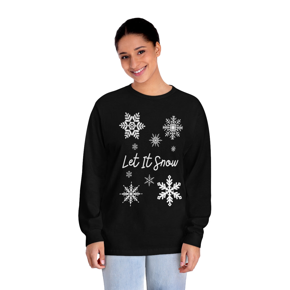 "Let It Snow" Unisex Classic Long Sleeve T-Shirt