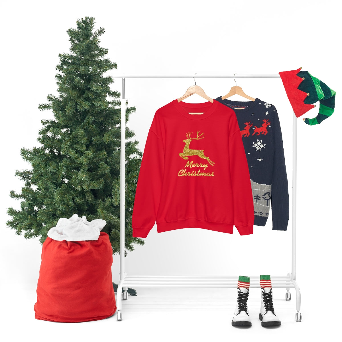 "Merry Christmas" Unisex Heavy Blend™ Crewneck Sweatshirt