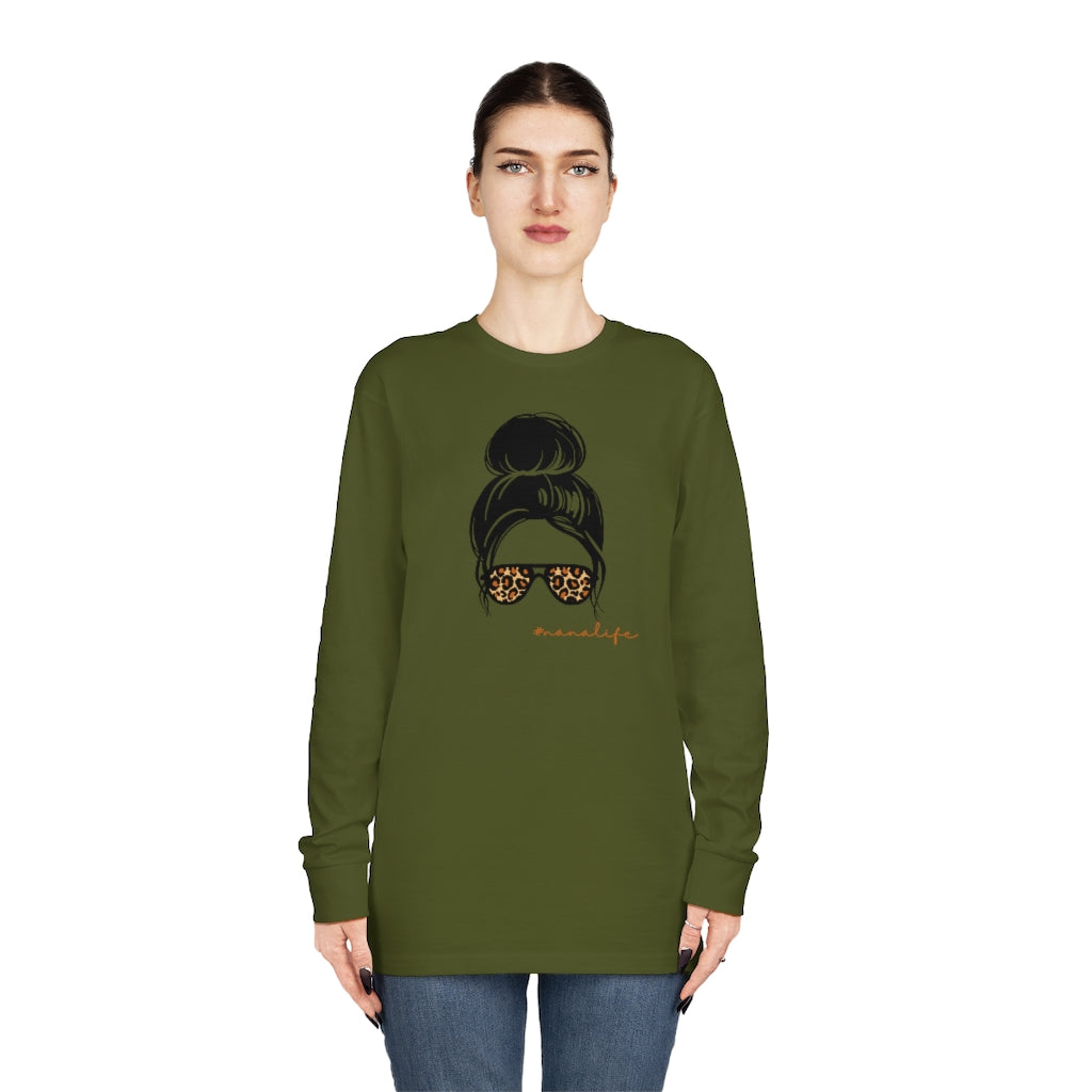 #nanalife Long Sleeve Crewneck Tee