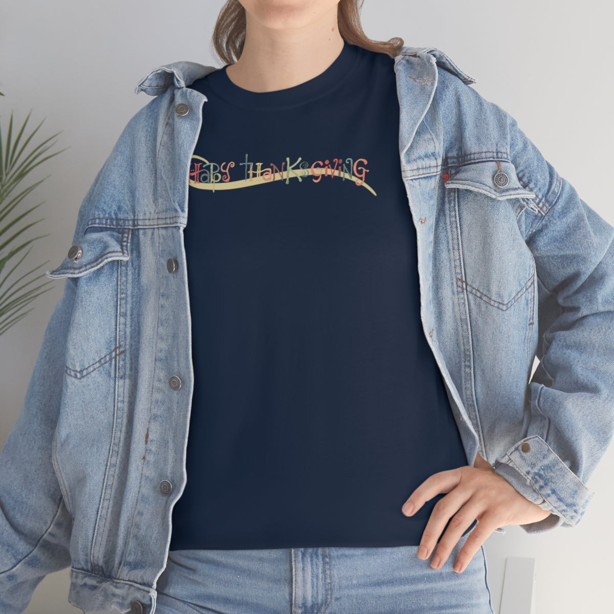 "Happy Thanksgiving" Unisex Heavy Cotton Tee