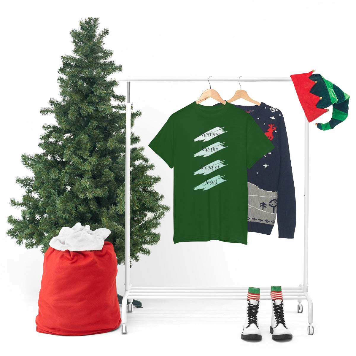 Nothing But the Blood Mint Unisex Heavy Cotton Tee