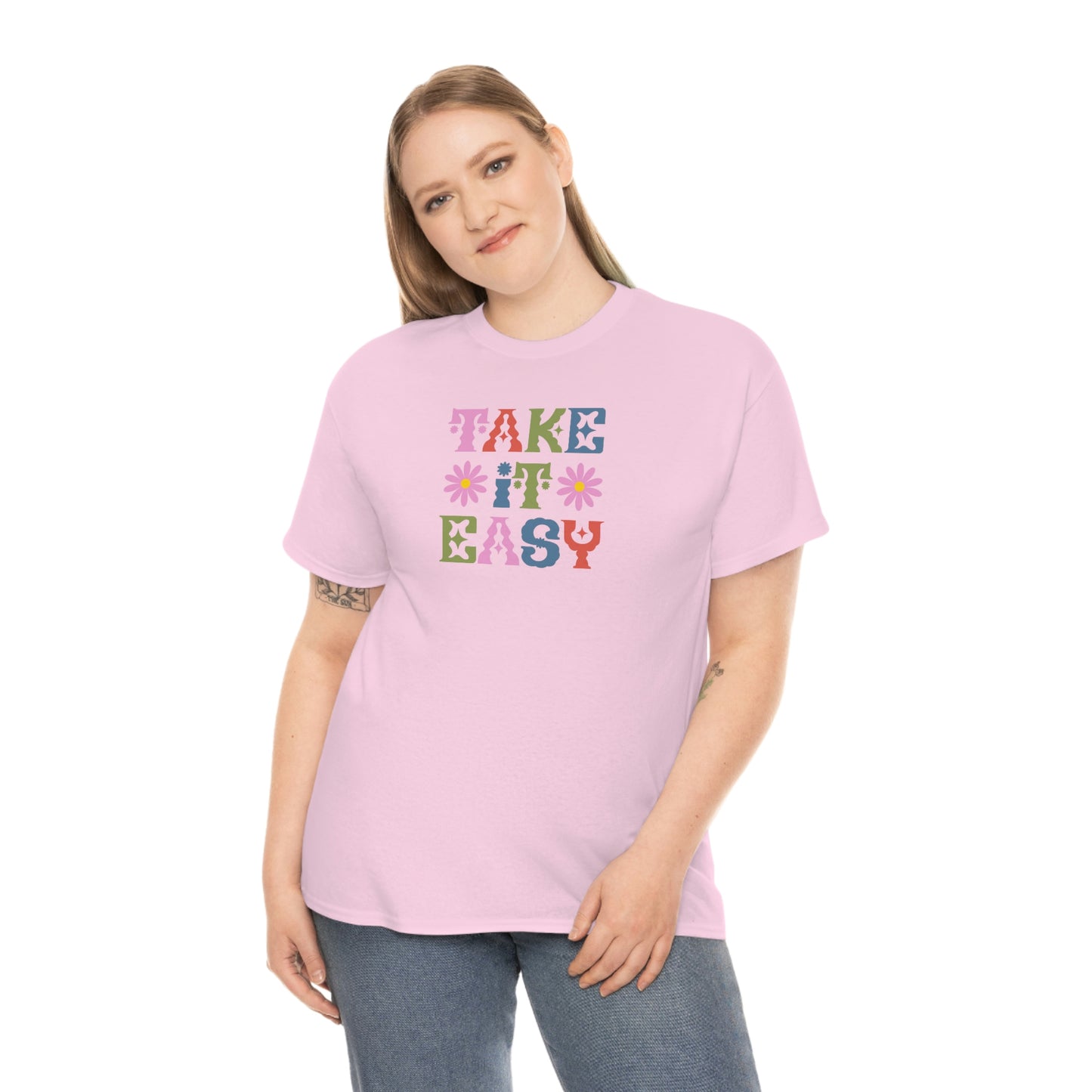 "Take It Easy" Unisex Heavy Cotton Tee