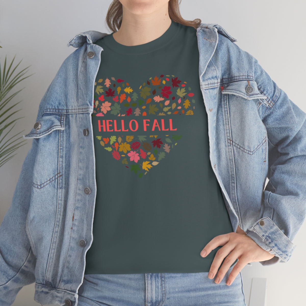 Hello Fall Unisex Heavy Cotton Tee