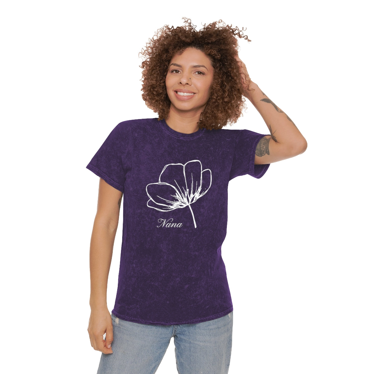 "Nana" Unisex Mineral Wash T-Shirt