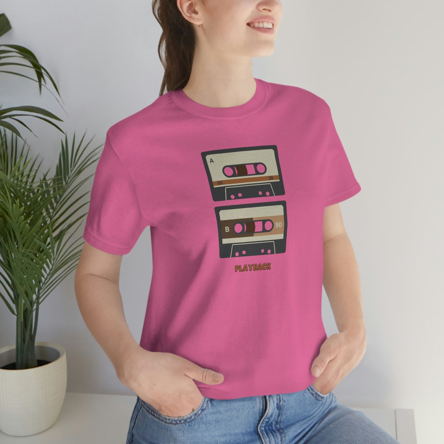 "Playback" Unisex Jersey Short Sleeve Tee