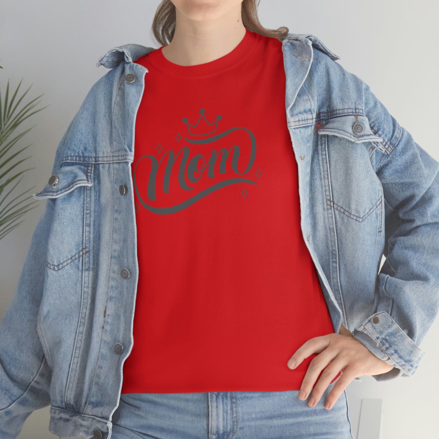 "Mom" Unisex Heavy Cotton Tee