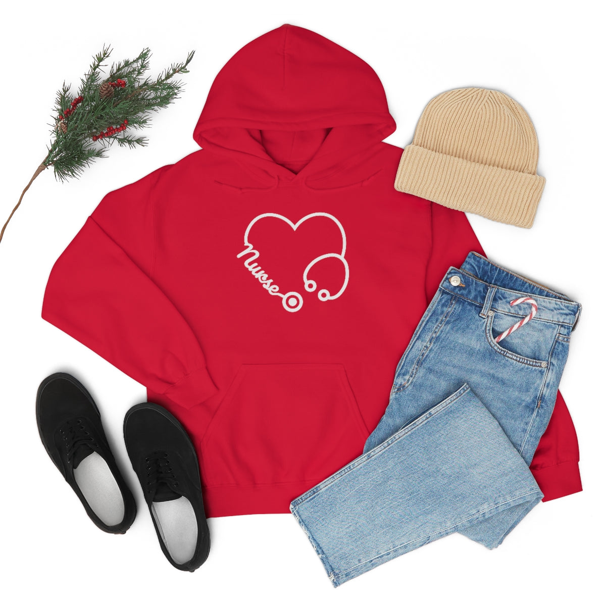 "Nurse" Unisex Heavy Blend™ Hooded Sweatshirt