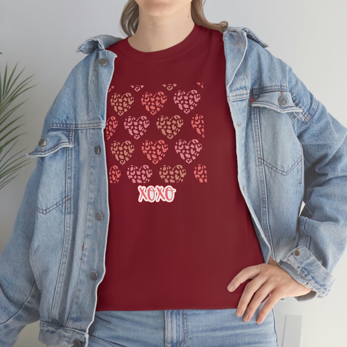 "XOXO Hearts" Unisex Heavy Cotton Tee