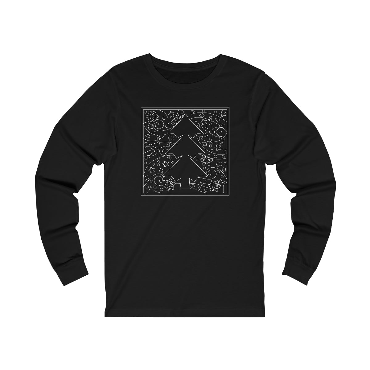 "Christmas Tree" Unisex Jersey Long Sleeve Tee