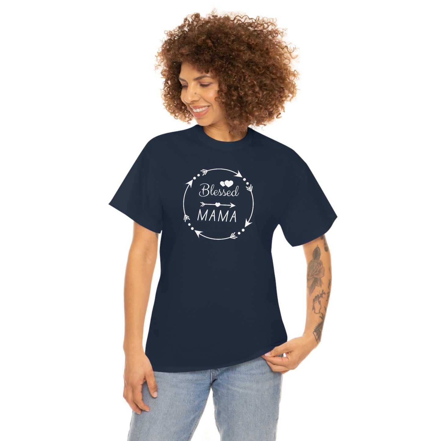 "Blessed Mama" Unisex Heavy Cotton Tee