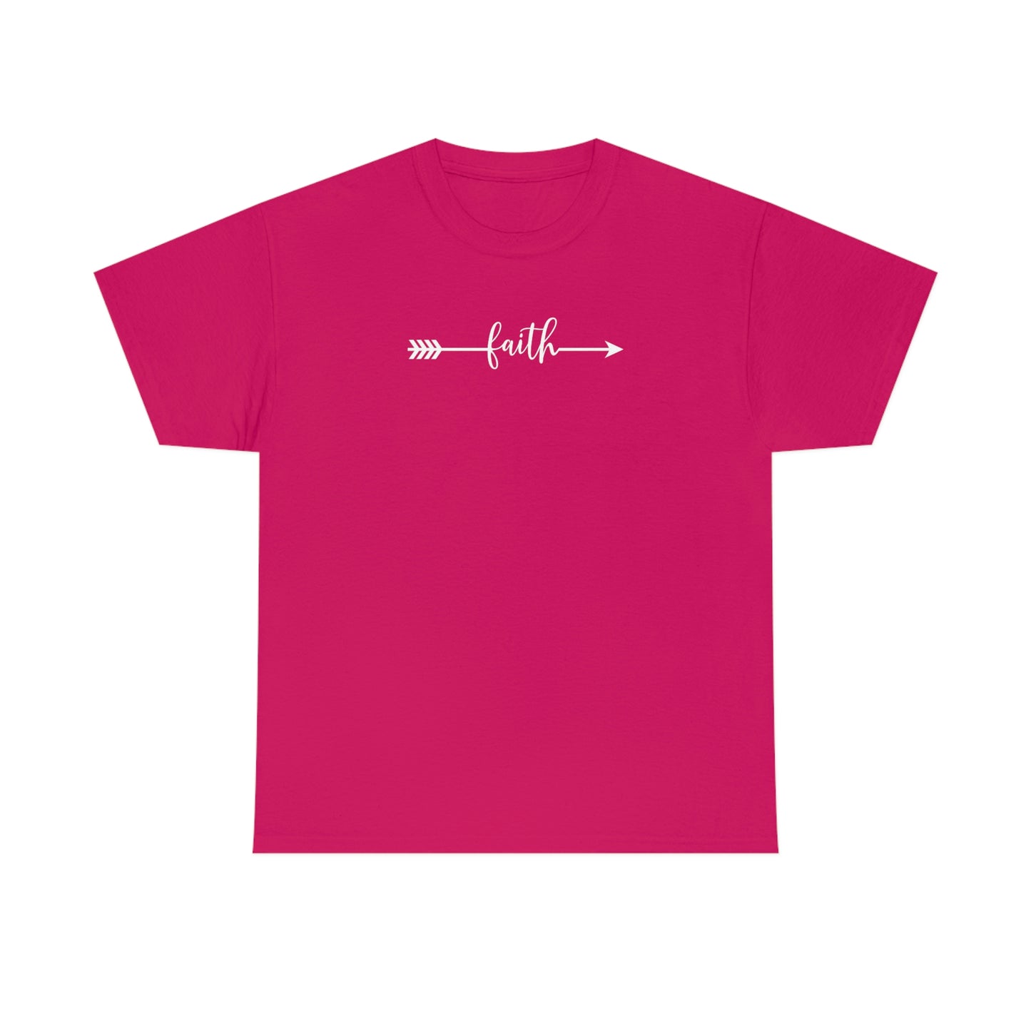 "Faith Arrow" Unisex Heavy Cotton Tee