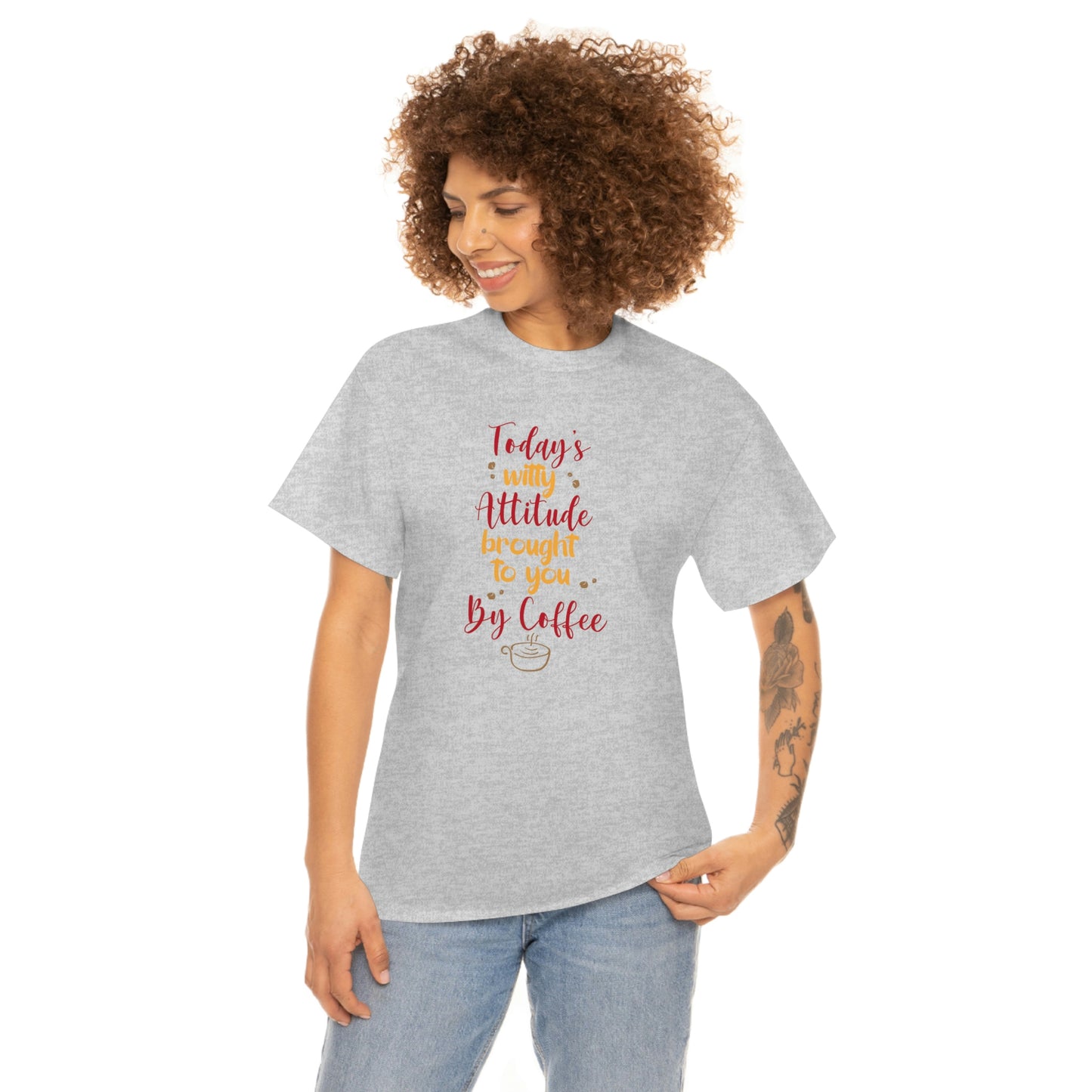 "Witty Attitude" Unisex Heavy Cotton Tee