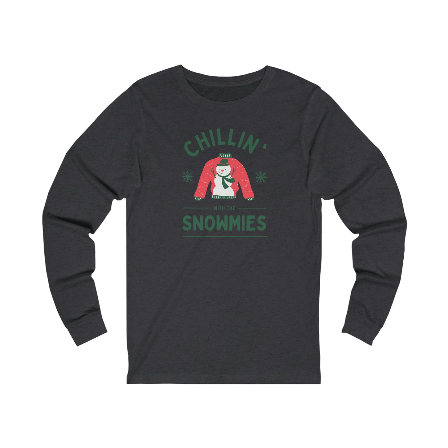 "Chilin With The Snowmies" Unisex Jersey Long Sleeve Tee