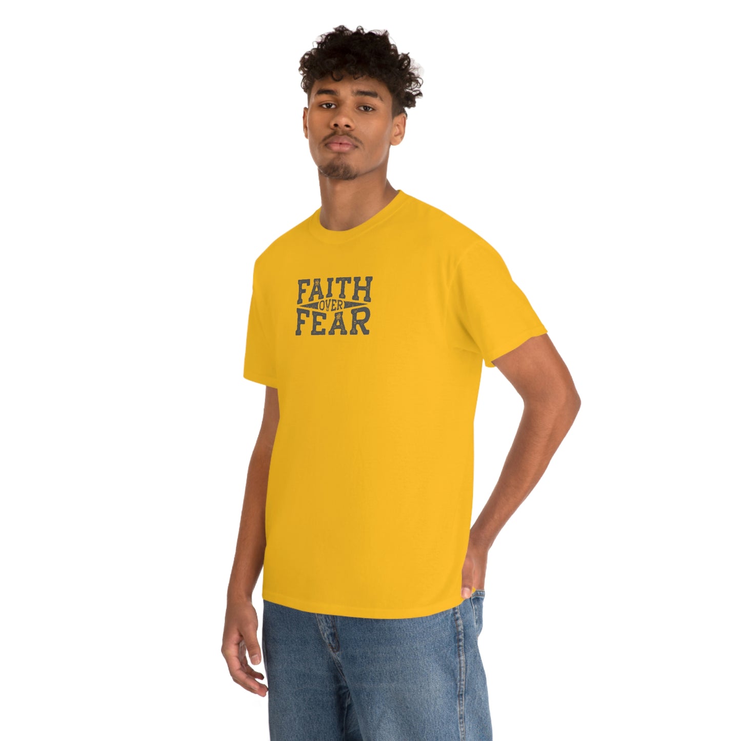 "Faith Over Fear" Unisex Heavy Cotton Tee