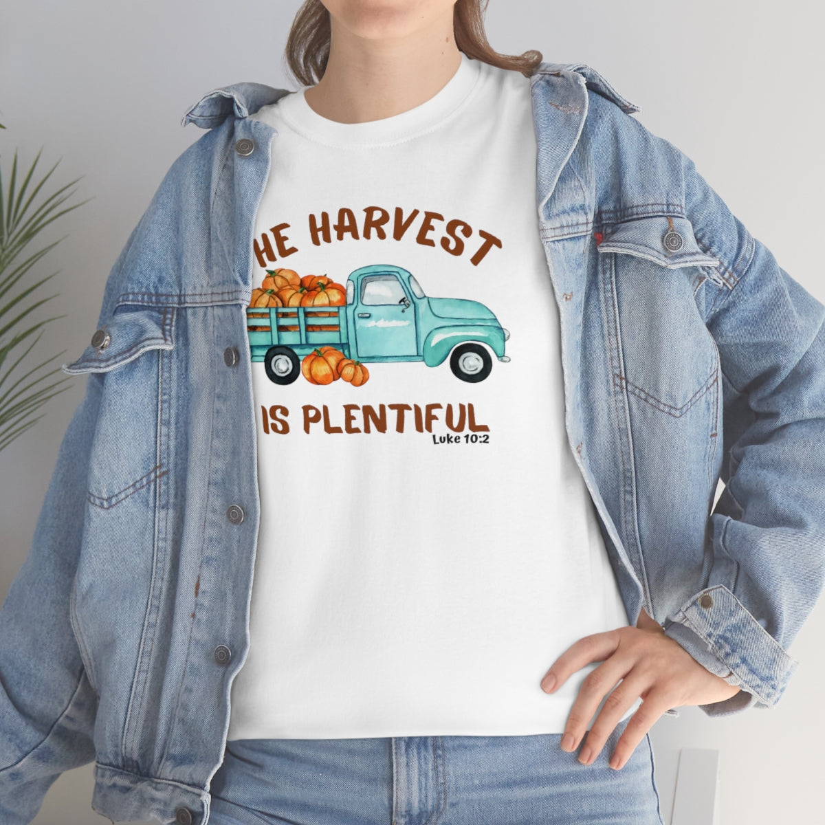 The Harvest is Plentiful Unisex Heavy Cotton Tee