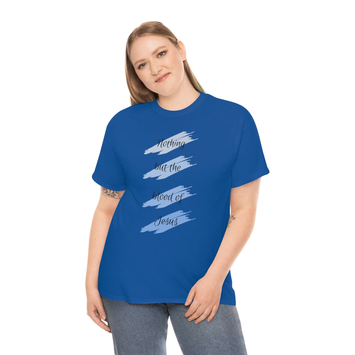 "Nothing But the Blood" Unisex Heavy Cotton Tee
