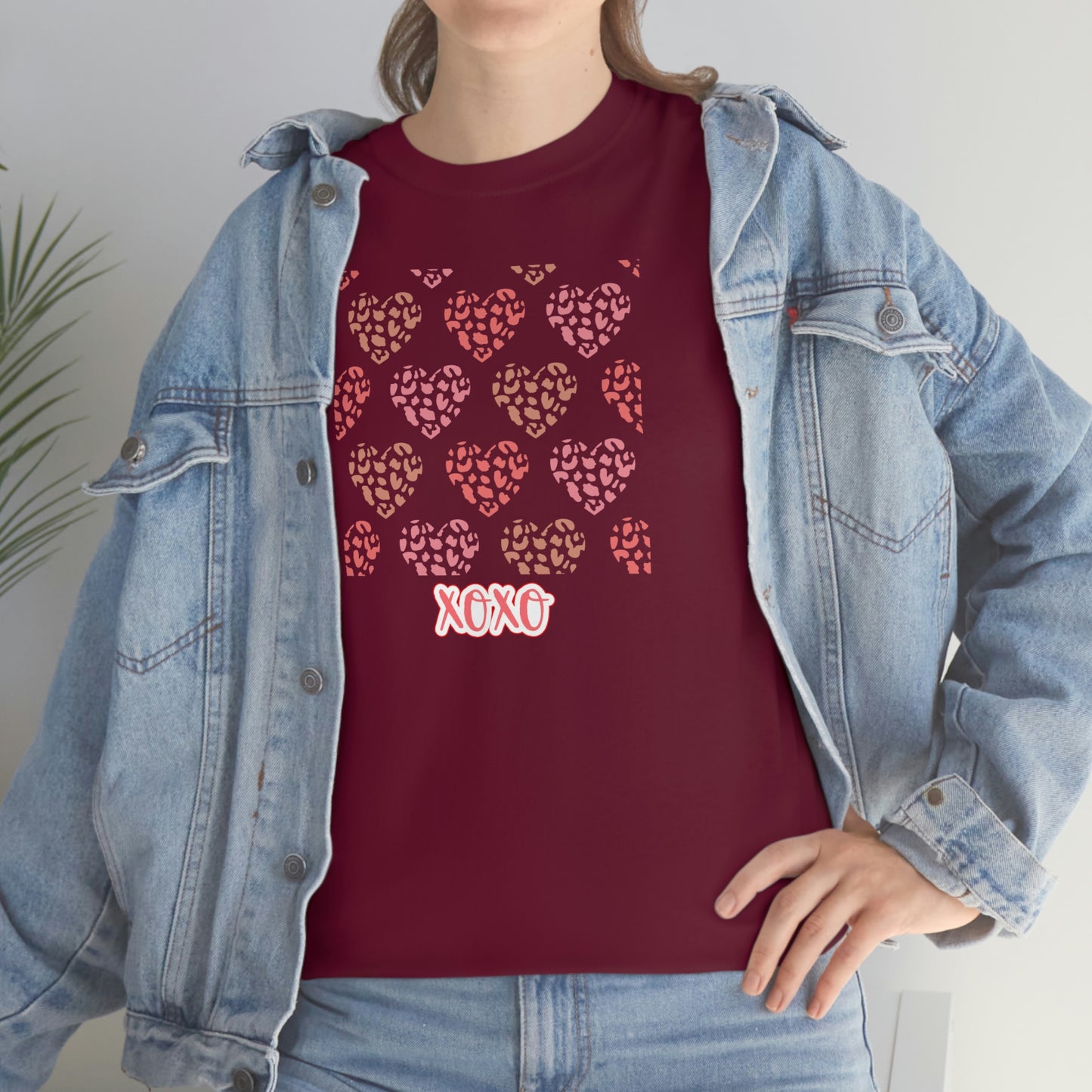 "XOXO Hearts" Unisex Heavy Cotton Tee