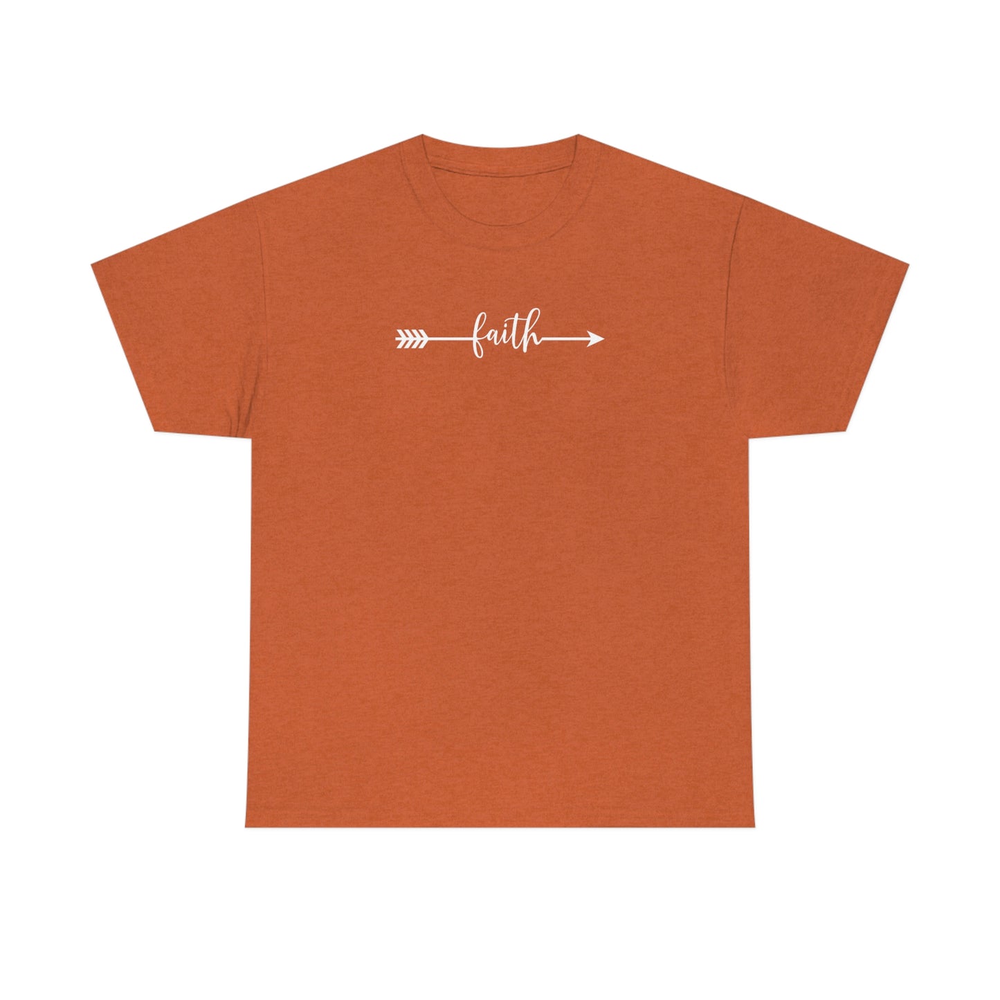 "Faith Arrow" Unisex Heavy Cotton Tee