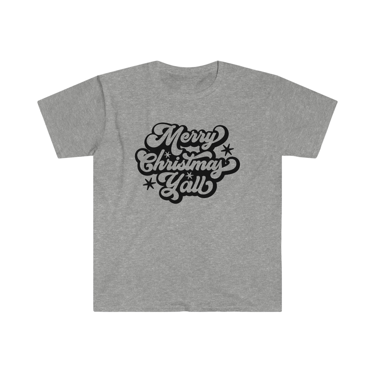 "Merry Christmas Ya'll" Unisex Softstyle T-Shirt