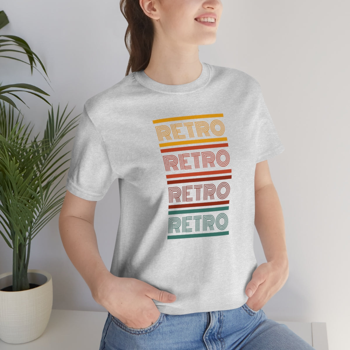 Retro Unisex Jersey Short Sleeve Tee
