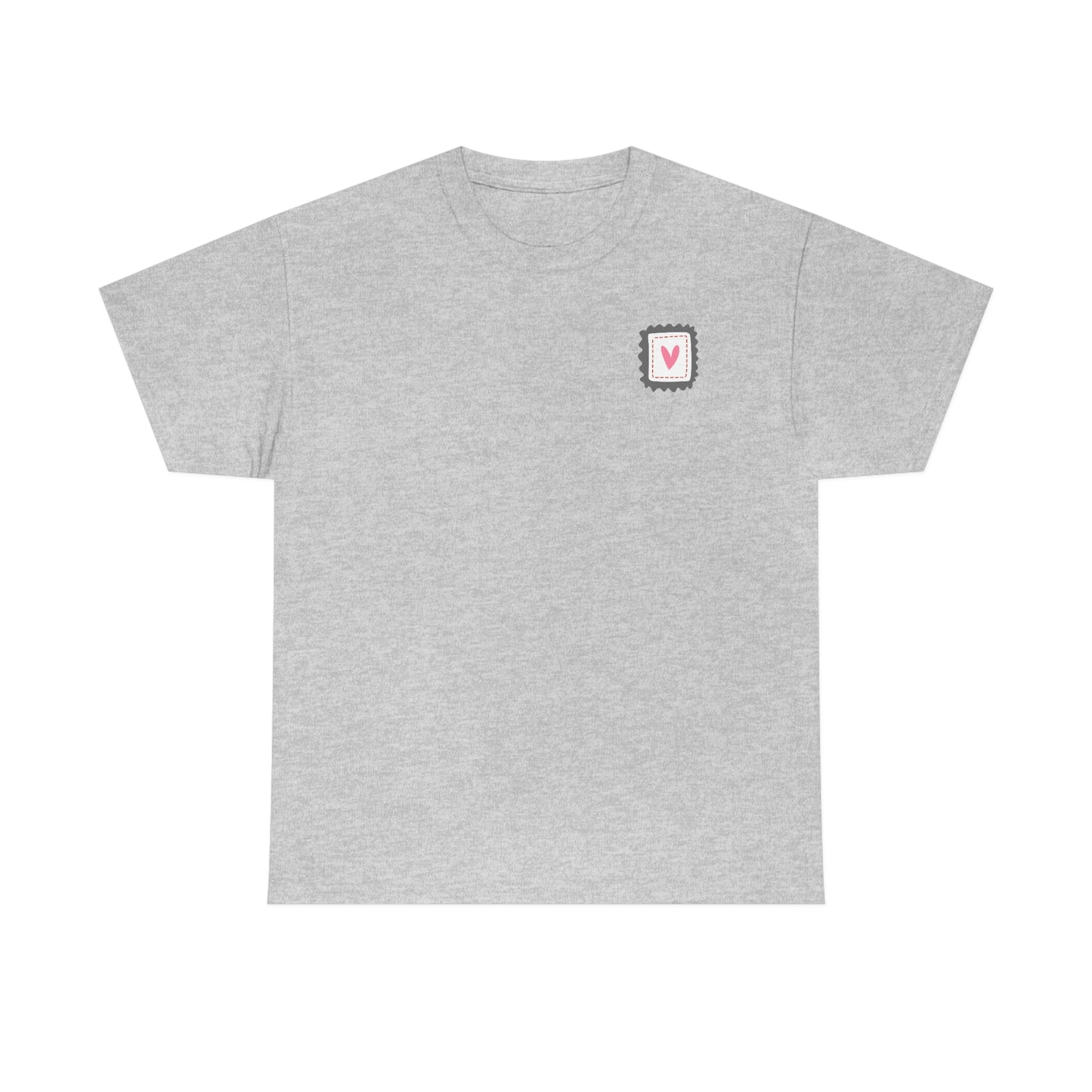 "Love Stamp" Front/Back Design Unisex Heavy Cotton Tee
