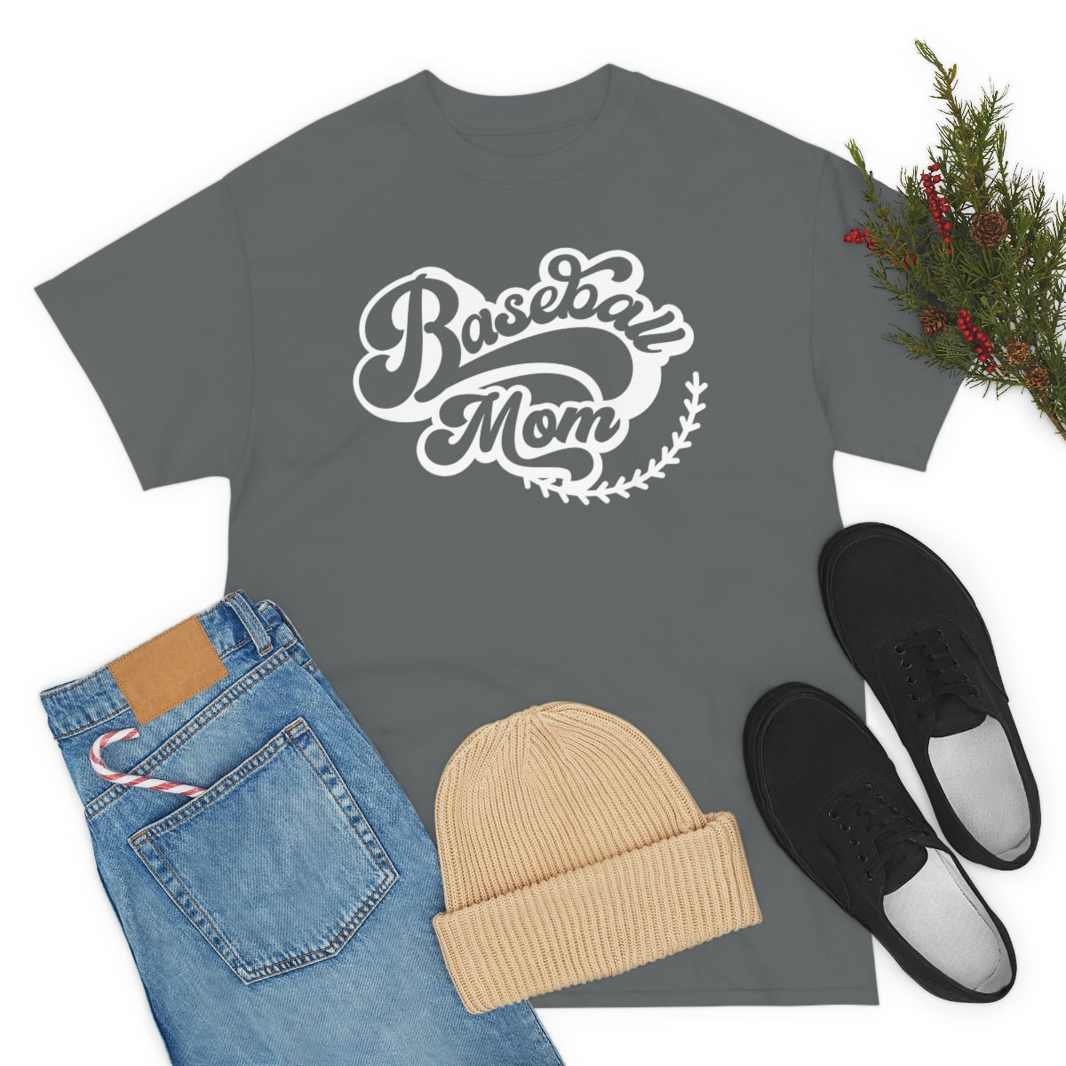 "Baseball Mom" Unisex Heavy Cotton Tee