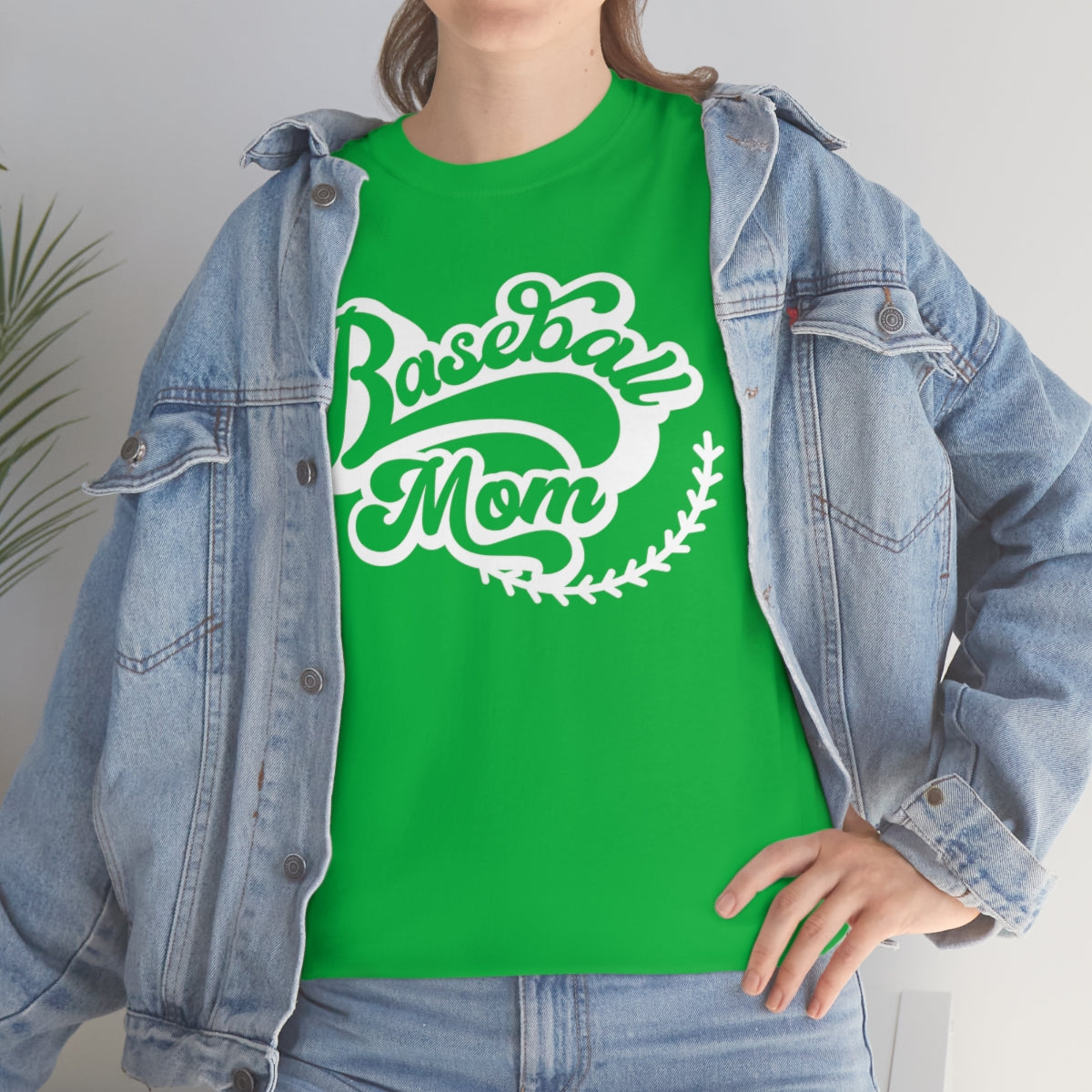 "Baseball Mom" Unisex Heavy Cotton Tee