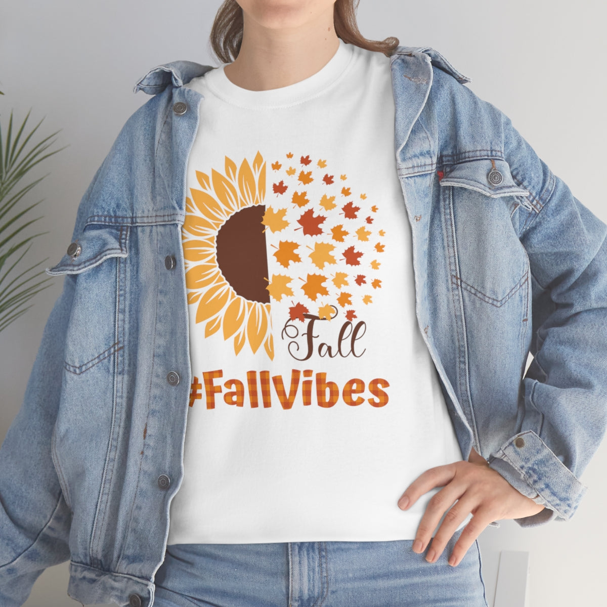 "#FallVibes" Unisex Heavy Cotton Tee