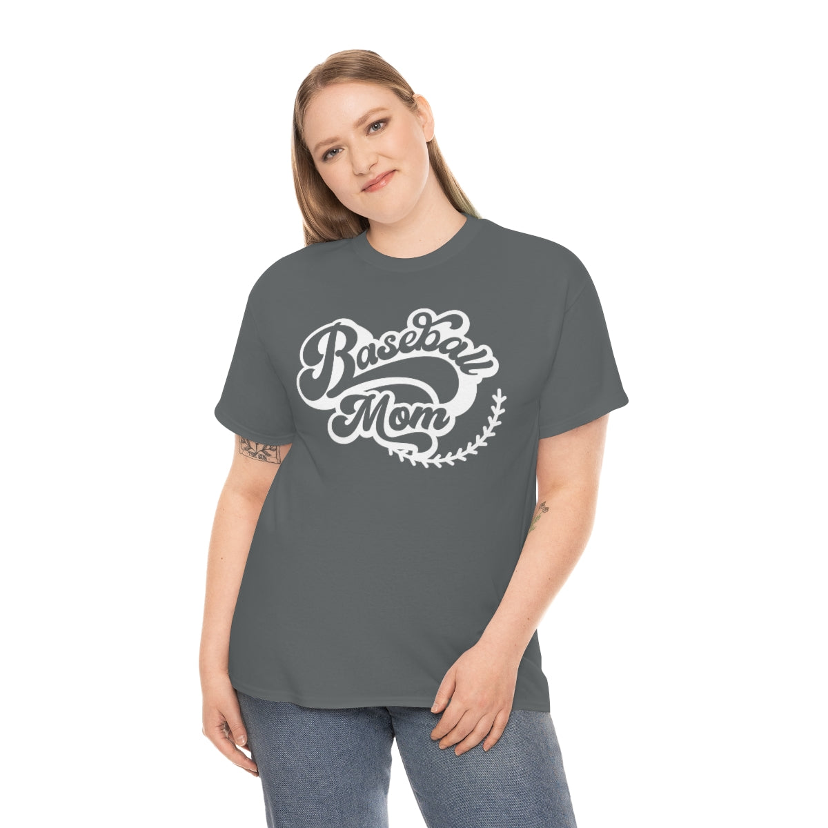 "Baseball Mom" Unisex Heavy Cotton Tee