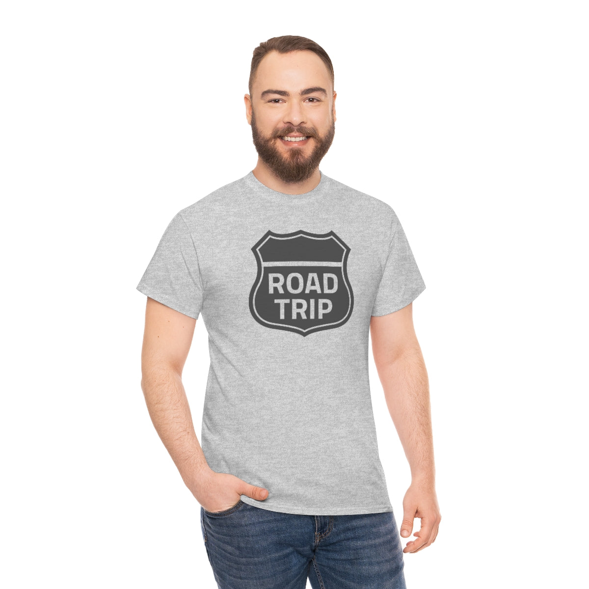 "Road Trip" Unisex Heavy Cotton Tee