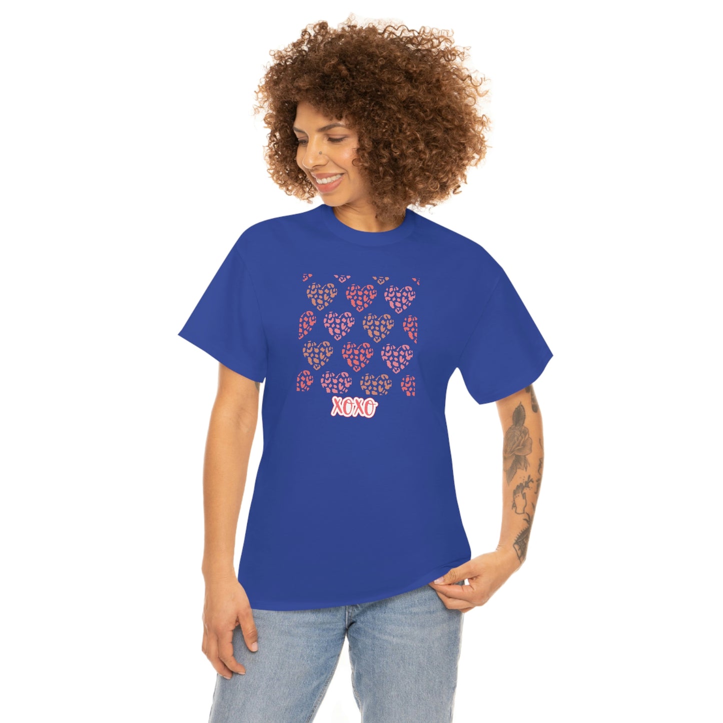 "XOXO Hearts" Unisex Heavy Cotton Tee