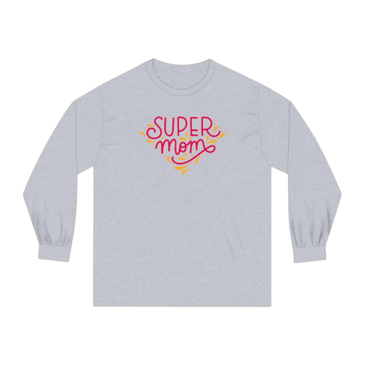 "Super Mom" Unisex Classic Long Sleeve T-Shirt