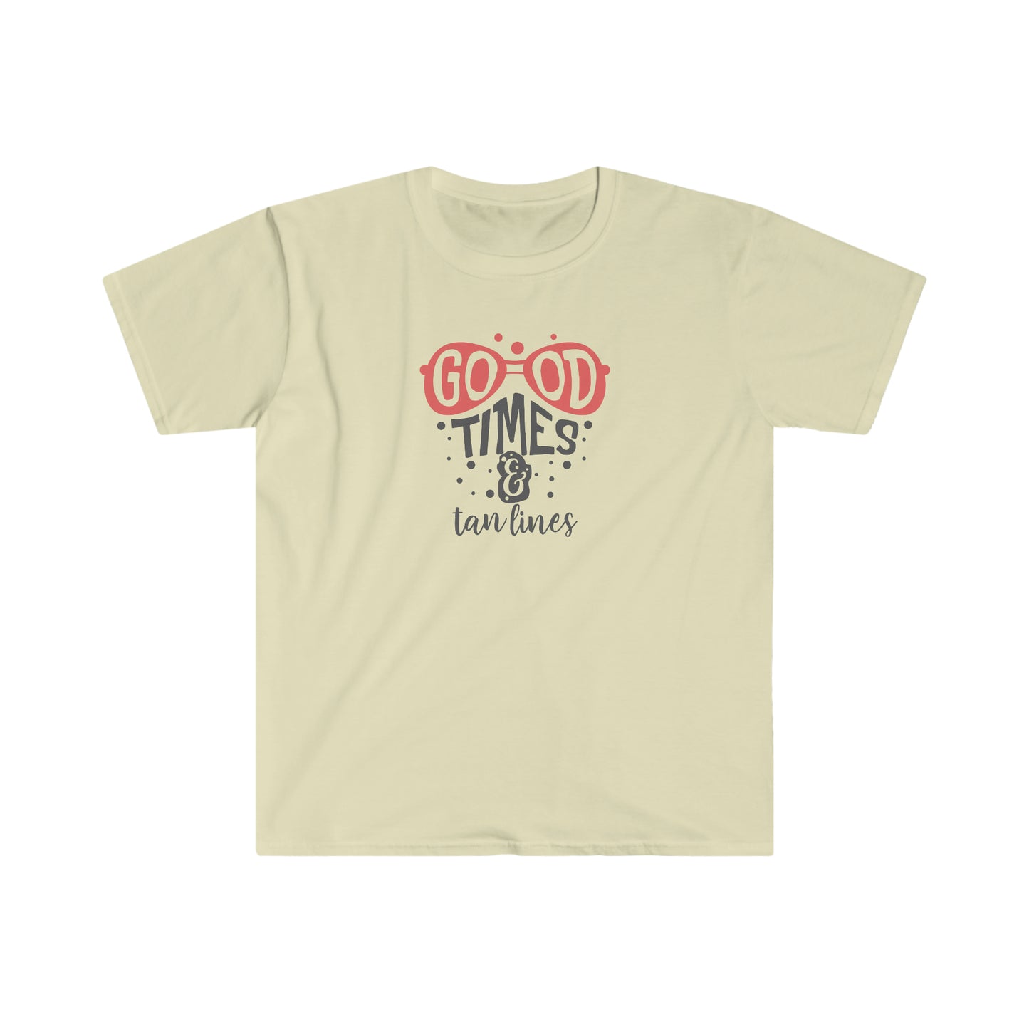 "Good Times & Tan Lines" Unisex Softstyle T-Shirt