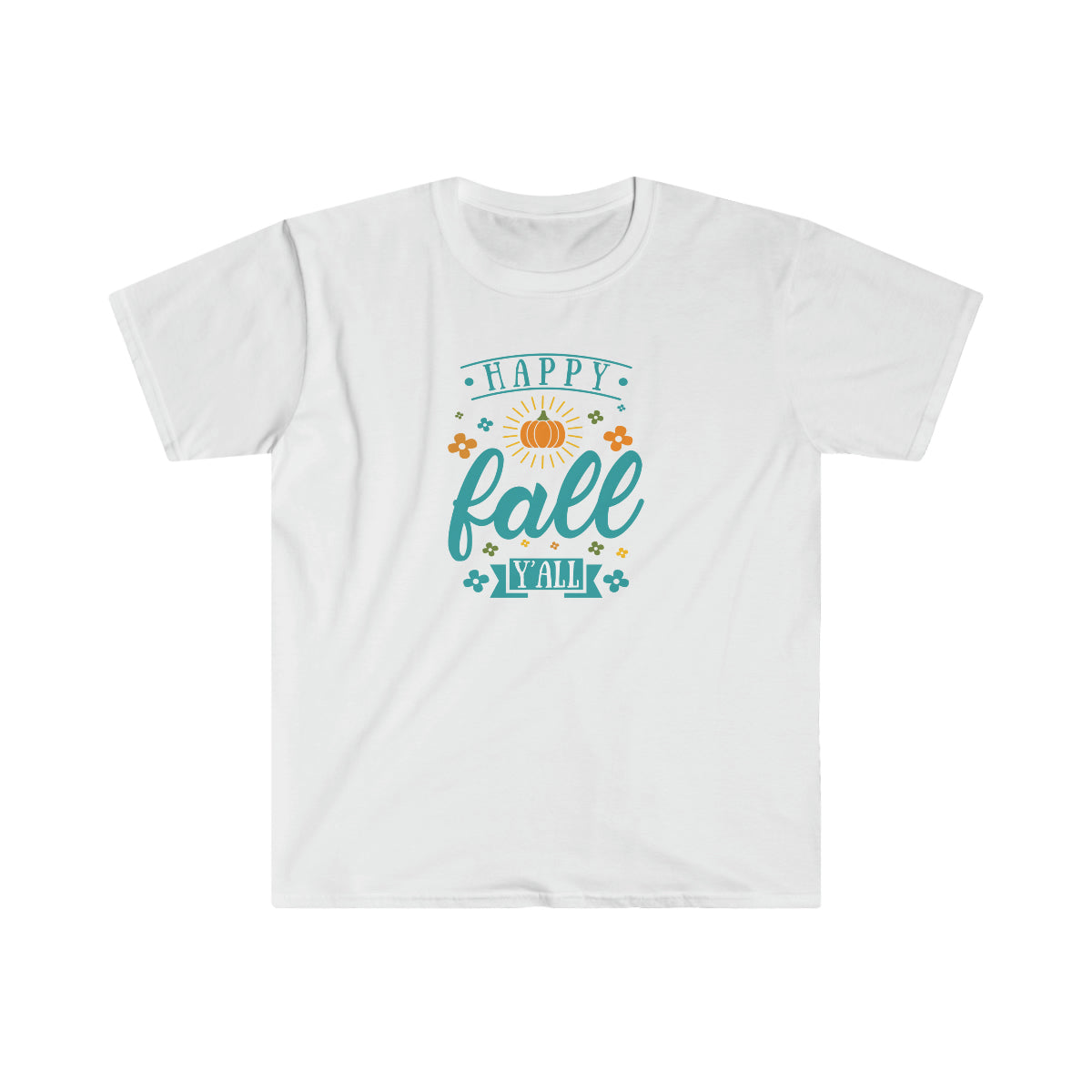 "Happy Fall Ya'll" Unisex Softstyle T-Shirt