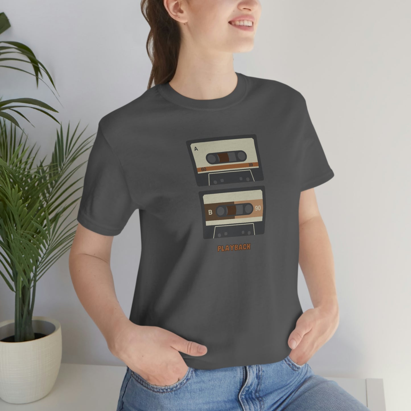 "Playback" Unisex Jersey Short Sleeve Tee