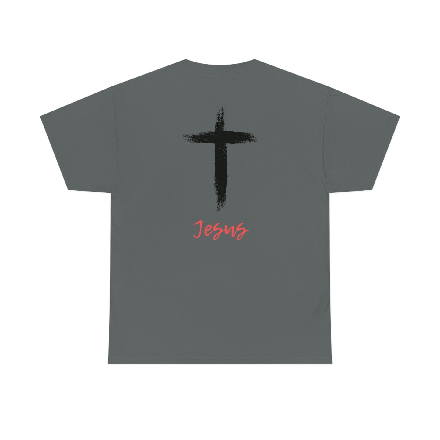 "Saved By The Blood" (Front/Back Design) Unisex Heavy Cotton Tee