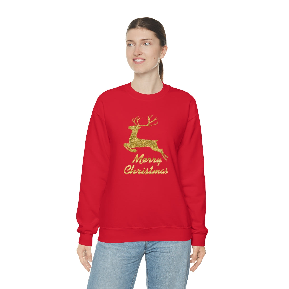 "Merry Christmas" Unisex Heavy Blend™ Crewneck Sweatshirt