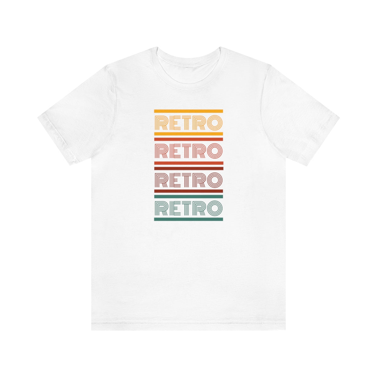 Retro Unisex Jersey Short Sleeve Tee