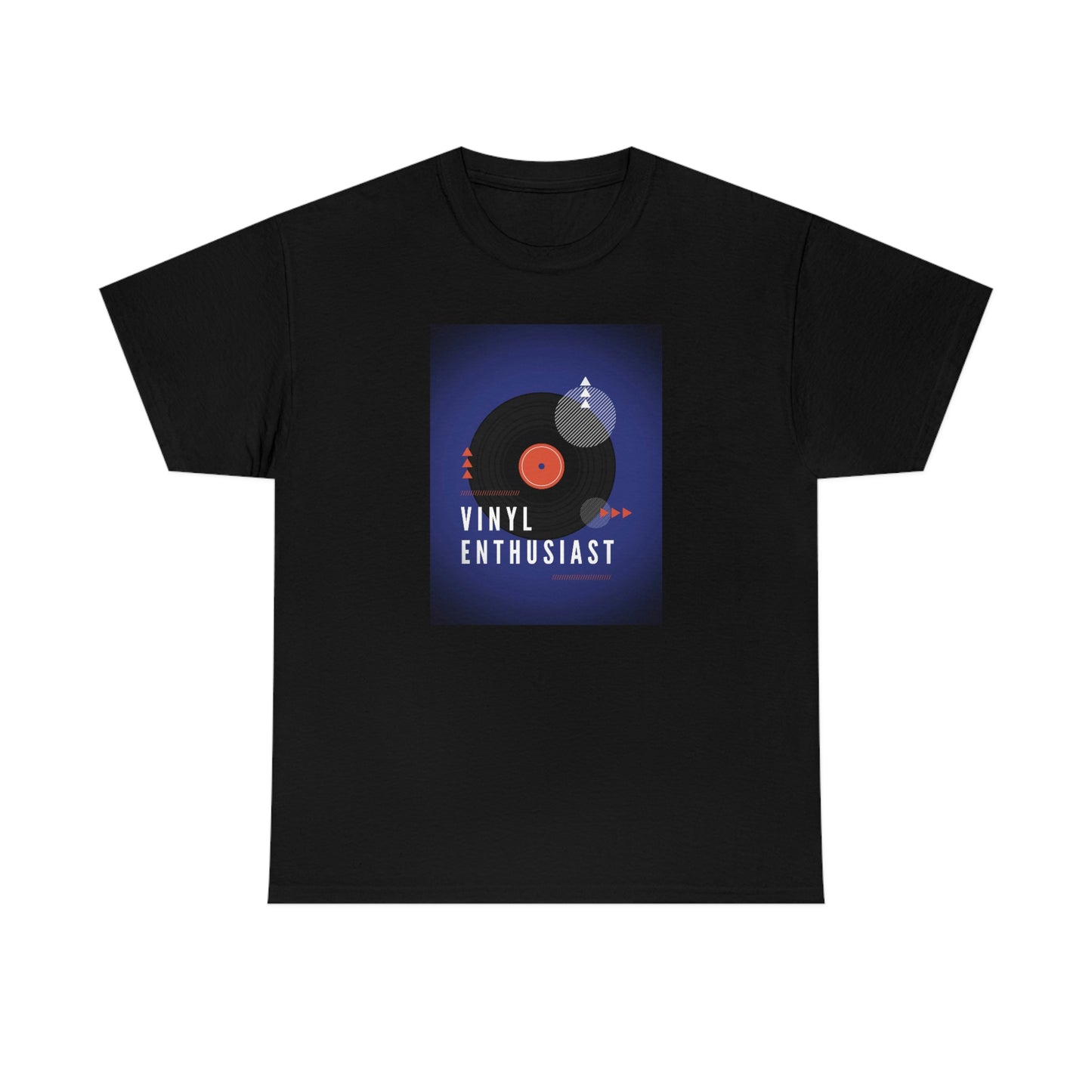 "Vinyl Enthusiast" Unisex Heavy Cotton Tee