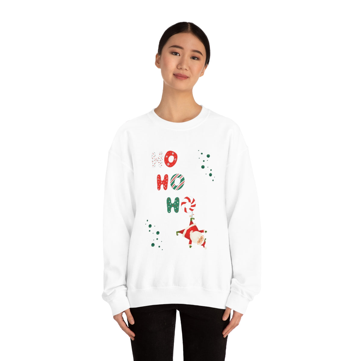 "Ho Ho Ho" Unisex Heavy Blend™ Crewneck Sweatshirt