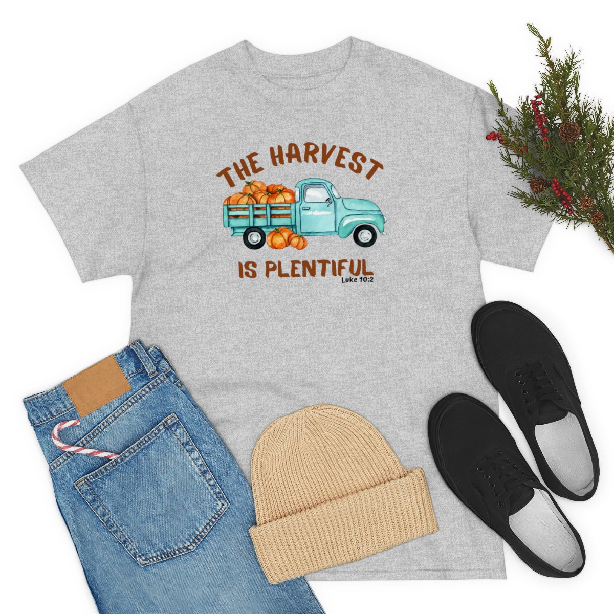 The Harvest is Plentiful Unisex Heavy Cotton Tee