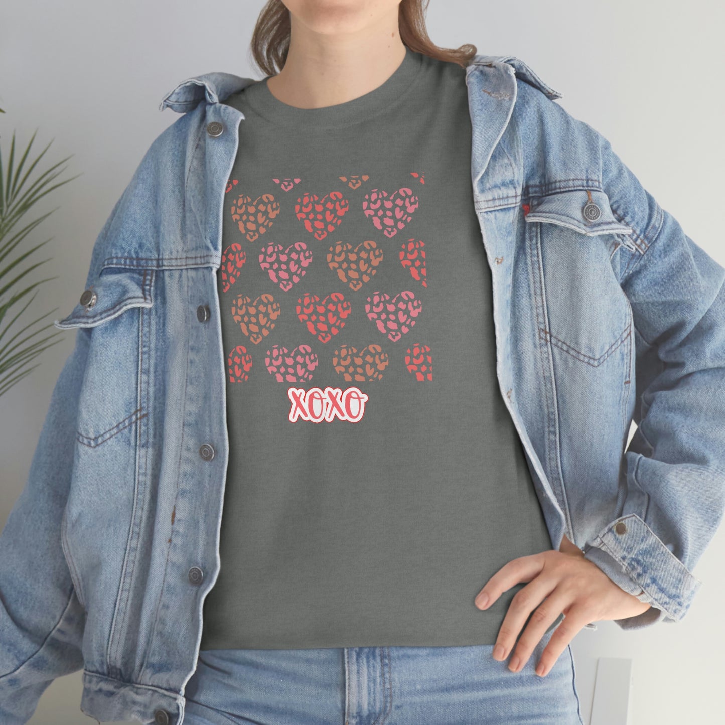 "XOXO Hearts" Unisex Heavy Cotton Tee