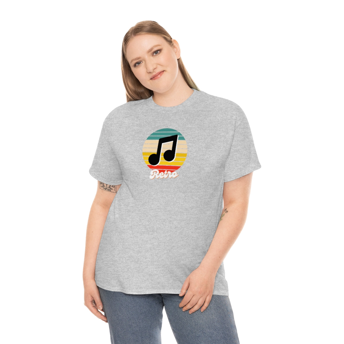 "Retro" Unisex Heavy Cotton Tee