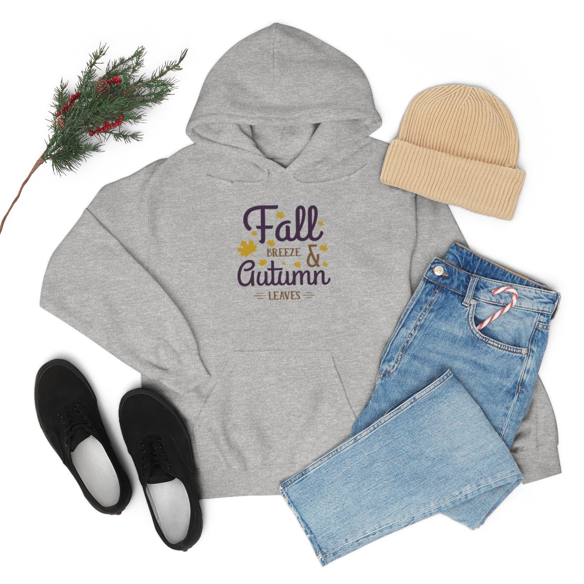 "Fall Breeze" Unisex Heavy Blend™ Hooded Sweatshirt