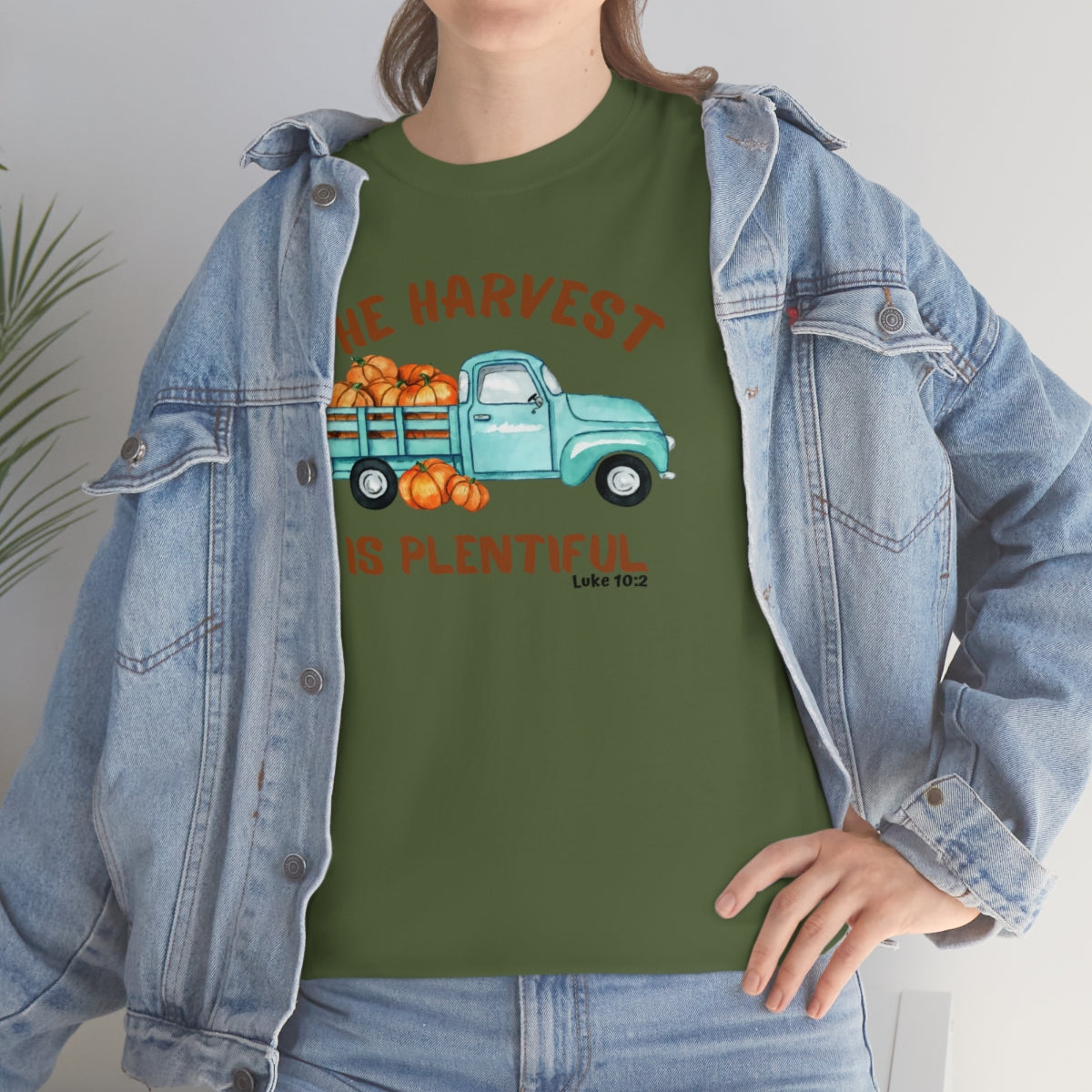 The Harvest is Plentiful Unisex Heavy Cotton Tee