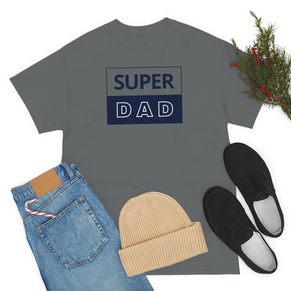 "Super Dad" Unisex Heavy Cotton Tee
