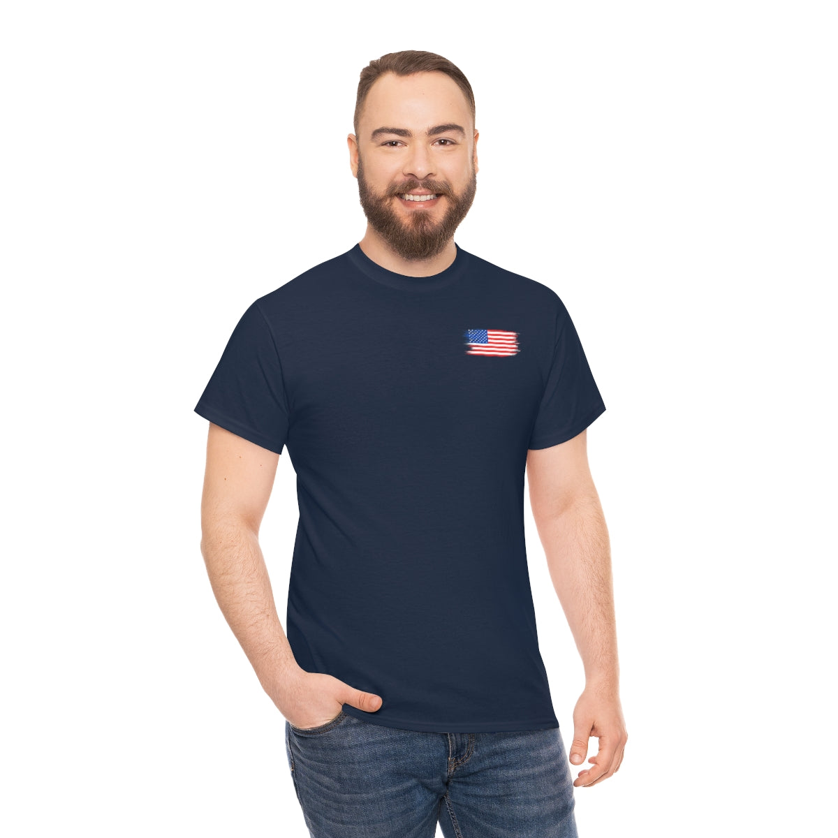 "Bald Eagle USA" Unisex Heavy Cotton Tee